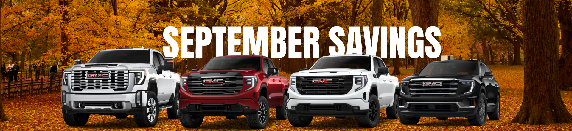 SEPTEMBER GMC SPECIALS
