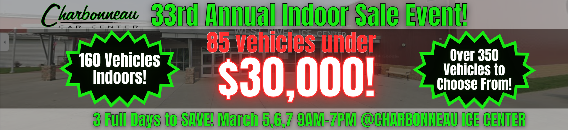 33rd Annual Indoor Sale!